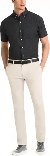 Vista 5 de Van Heusen Camisa de manga corta sin arrugas con botones para hombre