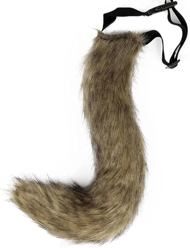 Vista 4 de HAOAN Juego de orejas y guantes con clip de cola de zorro lobo para Halloween, Navidad, fiesta de disfraces, juguetes, regalo para mujeres
