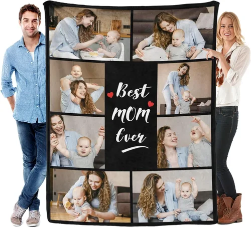 Vista 30 de Mantas personalizadas con foto, manta de fotos personalizada, mantas personalizadas con imagen, regalos personalizados para mujeres, hombres