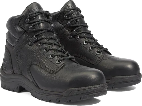 Vista 2 de Timberland PRO Titan - Botas de trabajo industriales con punta de seguridad de aleación de 6 pulgadas para mujer, Negros, 5.5 Negro-2024