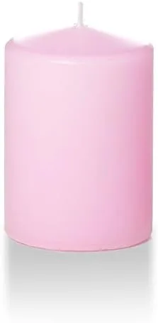 Vista 77 de Yummi - Velas redondas de pilar blancas de 3 pulgadas x 4 pulgadas, 3 por paquete
