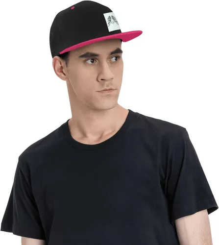 Vista 3 de QIZYOQA Angel Wings and Heart Snapback Hats for Men Women Hat Baseball Cap Flat Bill Visor White Hat