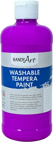 Vista 45 de Handy Art Little Masters - Pintura lavable, 16 onzas, color negro Bright & Mixable, High Opacity, Washable Colors for Classroom, Students, Kids
