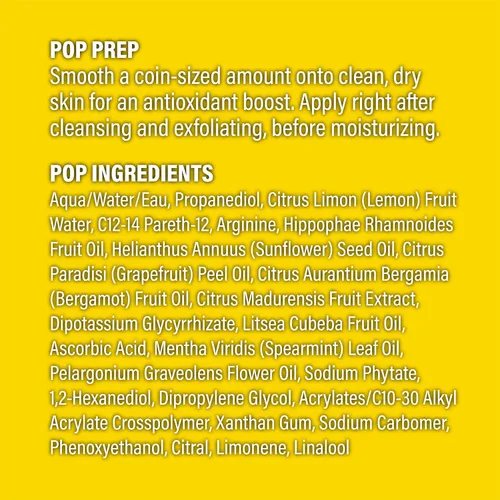Vista 6 de POP Beauty EXTRA ZING-C SHOT - Suero antioxidante