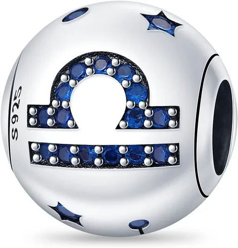 Vista 62 de Pandach 12 dijes de cumpleaños con signo del zodiaco de plata de ley 925 con piedra natal para mujer, pulsera, collar, pulsera, regalo para mujeres