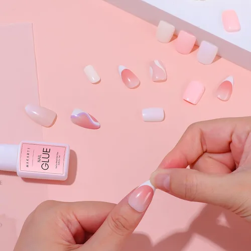 Vista 8 de Makartt Pegamento para uñas acrílicas, pegamento para aplicar con pincel para reparar uñas, pegamento profesional para uñas postizas de larga