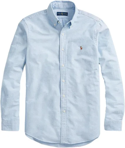 Vista 46 de POLO RALPH LAUREN Men's Classic Fit Plaid Oxford Shirt Blanco básico