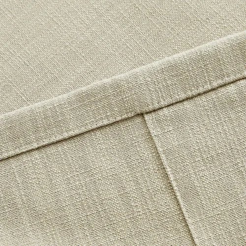 Vista 5 de Frelement Cortinas de lino de lino de bronce con ojales para interiores, tratamiento de ventanas para sala de estar, dormitorio, habitación