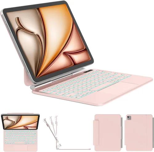 Vista 17 de Funda para teclado para iPad Air 11/Pro 11 (1-4), trackpad de Negro