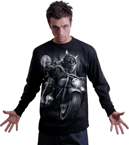 Vista 3 de Spiral - Nine Lives - Camiseta Manga Larga Negro
