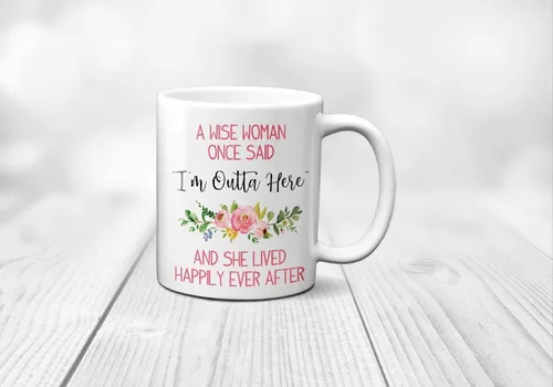 Vista 2 de CANARY ROAD Taza de jubilación Regalo de divorcio para mujeres Regalo de jubilación para mujeres Decoración de fiesta de jubilación