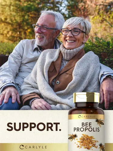 Vista 6 de Carlyle Bee Propolis Cápsulas 150 unidades Suplemento de extracto Sin OMG, sin gluten