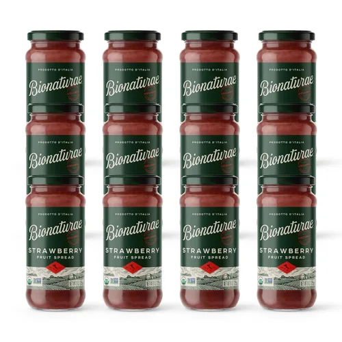Vista 9 de Bionaturae Melocotón orgánico para untar frutas, gelatina orgánica, 9 onzas
