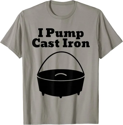 Vista 23 de I Pump - Camiseta de hierro fundido para cocinar al horno holandés