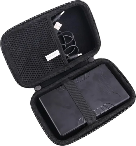 Vista 5 de Estuche de transporte rígido de EVA compatible con Talentcell recargable de 12 V, 6000 mAh/5 V, 12000 mAh, salida de CC, batería de iones de litio