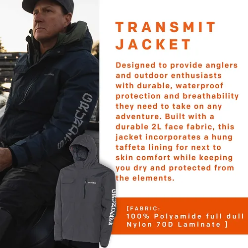 Vista 2 de Grundens Transmit - Chaqueta para hombre, duradera, resistente al agua