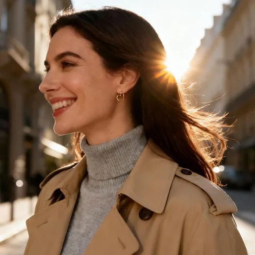 Vista 3 de Aretes chapados en oro de 14 quilates para mujer, joyería gruesa Corazón de oro de 14 quilates