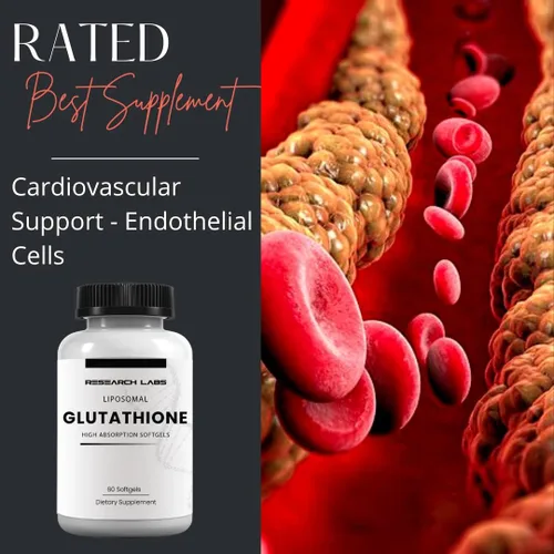 Vista 7 de Research Labs Suplemento de glutatión liposomal con Gluta-IV™, absorción mejorada 100x sobre glutatión en polvo. 2 Fer 1 anuncio, 120 cápsulas