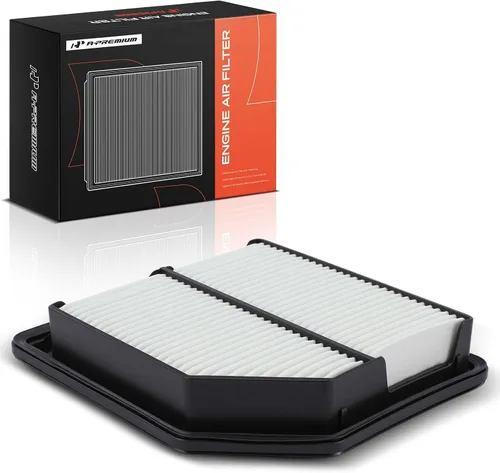Vista 9 de Filtro de Aire de Motor A-Premium Compatible con Honda Civic 2006 2007 2008 2009 2010 2011, L4 1.8L, Panel Rígido, Reemplazo# 17220RNAA00