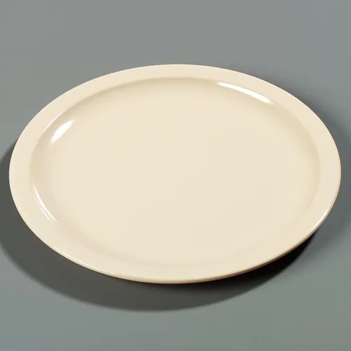 Vista 8 de Carlisle FoodService Products Kingline - Plato de postre de plástico reutilizable para el hogar y restaurantes, melamina, 6.5 pulgadas, color marrón
