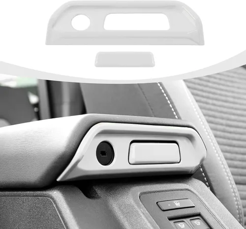 Vista 13 de RAZPOY Cubierta de Moldura de Interruptor de Caja de Reposabrazos Compatible con Ford Bronco 2021-2023 Accesorios Interiores de Fibra de Carbono