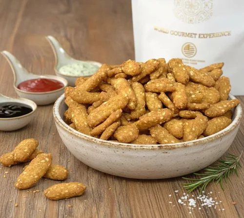 Vista 5 de SweetGourmet Palitos de sésamo de salvado de avena Snack saludable 2 libras