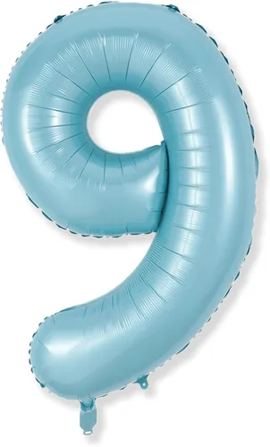 Vista 100 de Globos de Sirena Número 0 de 40 Pulgadas, Juego de Globos de Números Grandes Morado Verde Azulado Arcoíris 0-9, Globos de Números de Papel
