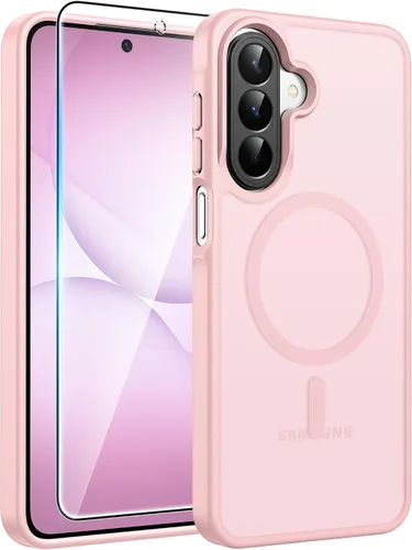 Vista 100 de FNTCASE - Funda para iPhone 16 Pro: magnética, mate, translúcida, de grado militar, protectora contra caídas, resistente, fina, duradera y a prueba