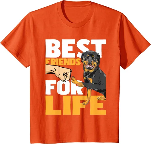 Vista 63 de Best Friends for Life - Rottweiler Animal Dog Lover Breeder T-Shirt