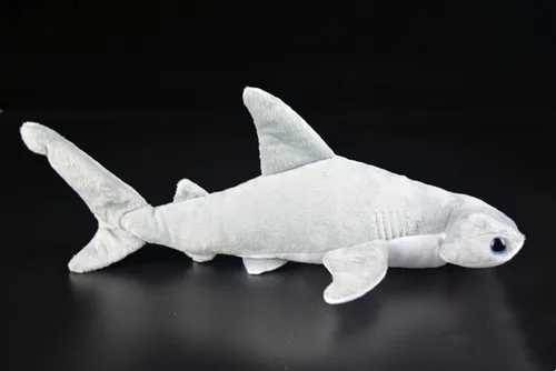 Vista 4 de TAMMYFLYFLY Hammerhead - Muñeco de peluche de tiburón marino