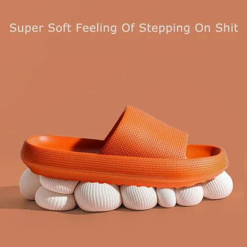 Vista 3 de WALLDOR Zapatillas de masaje de pies, para hombres y mujeres, sandalias de ducha para masaje, zapatillas de baño de fondo grueso, sandalias de EVA