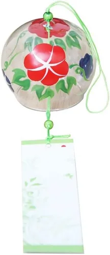 Vista 2 de EliteShine Campanilla de viento japonesa Campana de viento Atrapasoles de cristal