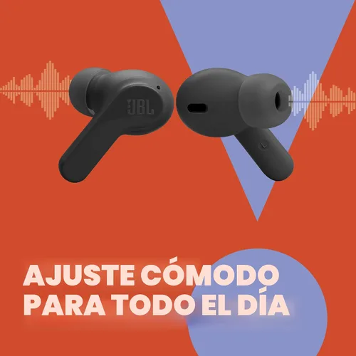 Vista 6 de JBL Vibe Beam - Auriculares verdaderos inalámbricos JBL con sonido de graves profundos, Bluetooth 5.2, resistente al agua y al polvo, llamadas manos