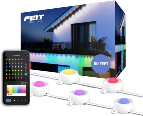Vista 13 de Feit Electric Extensión de 16 pies solo para luces RGB inteligentes permanentes para exteriores, compatible con SL50-36/RGB/AG, el paquete