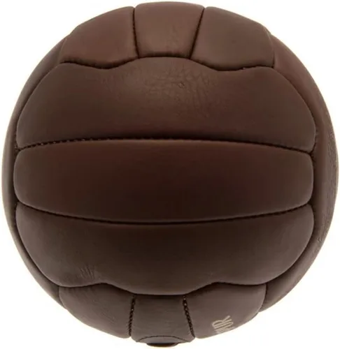 Vista 2 de Tottenham Hotspur FC Official Retro Heritage - Pelota de cuero (talla 5) (marrón)