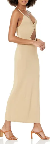 Vista 3 de The Drop Alisa - Vestido largo con tiras recortadas para mujer