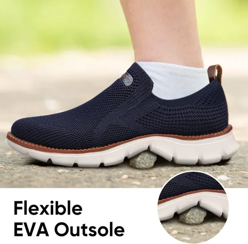 Vista 3 de Zapatos de vestir informales para hombre, zapatos de vestir formales Oxford, zapatos casuales de negocios, zapatos de vestir ligeros y transpirables