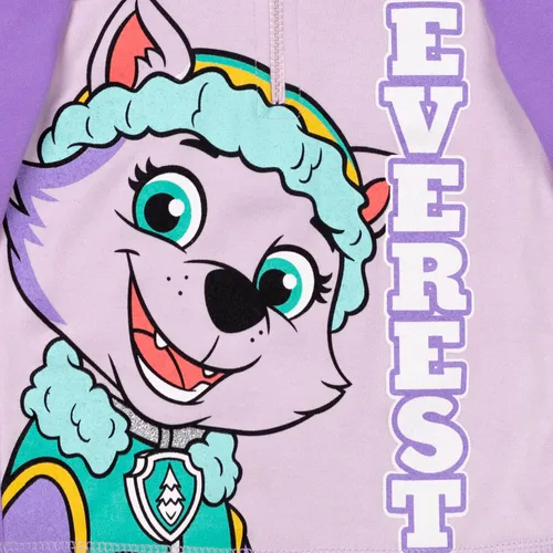 Vista 3 de Paw Patrol Everest Girls Fleece Half Zip Hoodie Toddler to Big Kid
