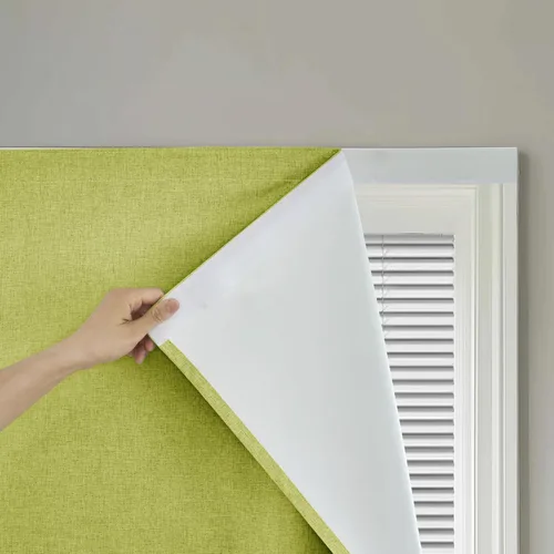 Vista 28 de Cortina opaca adhesiva, tratamiento completo de ventana de oscuridad para oficina en casa