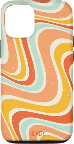 Vista 28 de Retro Groovy Liquid Swirl Hippie 70's 80's Psychedelic Phone Case para iPhone 17