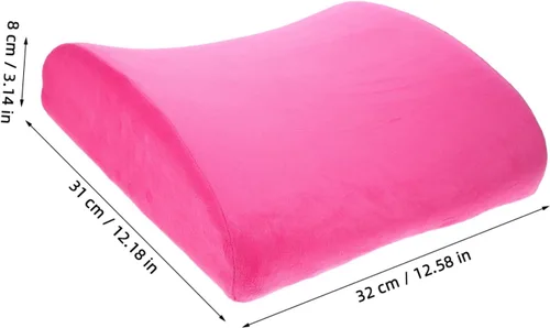 Vista 5 de Operitacx Almohada de alivio de descanso lumbar de apoyo de espalda cojín de apoyo para respaldo de lectura de TV
