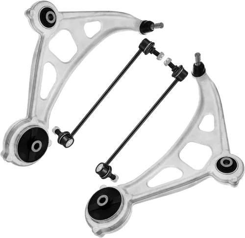 Vista 14 de Detroit Axle - 4 piezas de brazos de control traseros para Ford C-Max, Focus, Mazda 3 5, Volvo C30, C70, S40, V50, 4 brazos de control superiores e