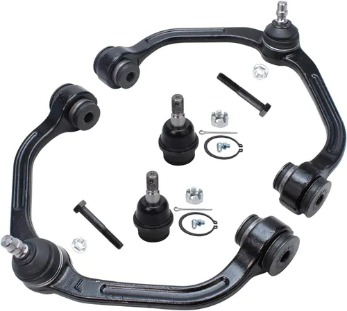 Vista 123 de Detroit Axle - Barras estabilizadoras de brazos de control delanteros 4WD para Ford 2005-2008 F-150 Lincoln Mark LT, 2 brazos de control superiores
