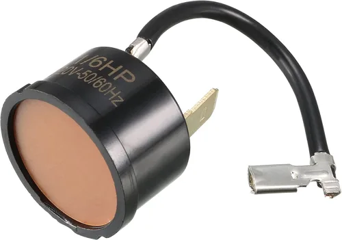 Vista 6 de uxcell Relé de arranque del refrigerador 33 ohmios 3 pines + protector de sobrecarga térmica del compresor