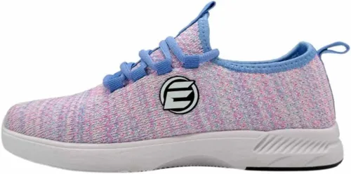 Vista 8 de ELITE Kona - Zapatos de bolos sin cordones para mujer, ligeros, atléticos, transpirables, suela universal Negro