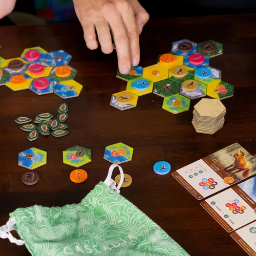 Vista 5 de AEG y Flatout Games Cascadia - Juego de mesa galardonado ambientado en el Noroeste del Pacífico Fácil de aprender Rápido de jugar A partir