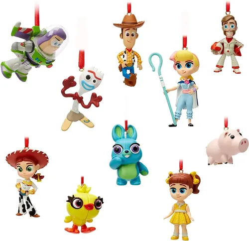 Vista 2 de Ornaments 2019 Toy Story 4 Mini Set de 10 - Nuevo