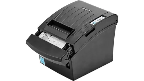 Vista 5 de BIXOLON Bixolon SRP-350PLUSIIICOSG - Impresora térmica con fuente de alimentación y cable USB, serie/USB/Ethernet, negro, pequeña