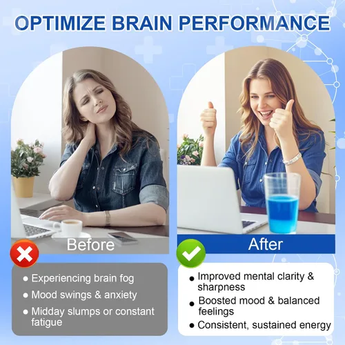 Vista 6 de Azul de metileno grado farmacéutico, gotas de azul de metileno para la salud cerebral y apoyo energético, sin formaldehído, sin alcohol, sin gluten