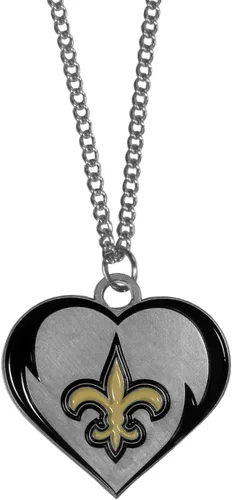 Vista 4 de Siskiyou Sports NFL unisex-adult Heart Necklace